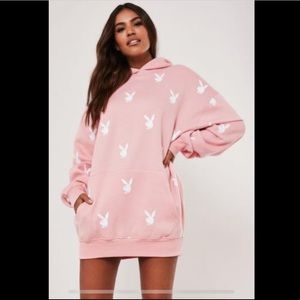 🐰 Playboy bunny 🐰 over size pink sweater dress